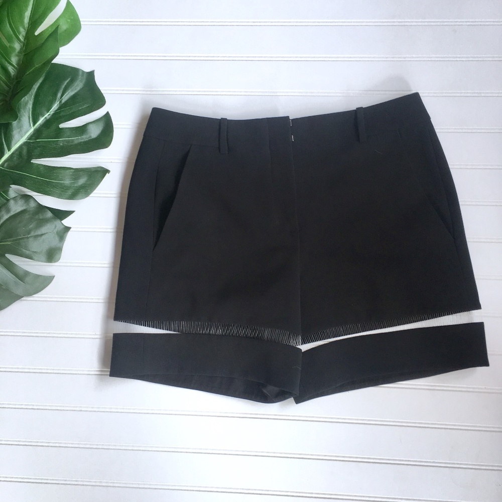 Alexander Wang Sheer Panel Shorts